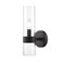 Z-Lite Datus 1 Light Wall Sconce, Matte Black & Clear 4008-1S-MB - alternate 6